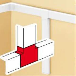 Legrand T-Stück 637116 25x40mm halogenf.