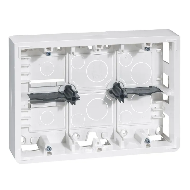 Legrand AP-Gehäuse 080276 MSC 2x3x2mod ws