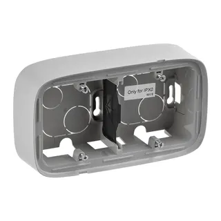 Legrand AP-Gehäuse 755572 V.ALL 2-FACH AL