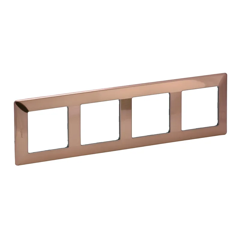 Legrand Rahmen 754164 VLIFE 4-FACH KUPFER