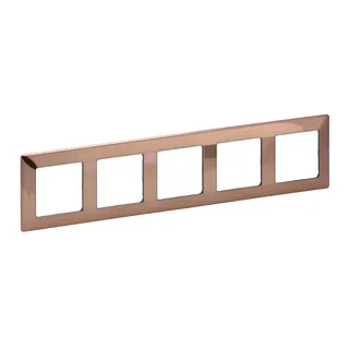 Legrand Rahmen 754165 VLIFE 5-FACH KUPFER