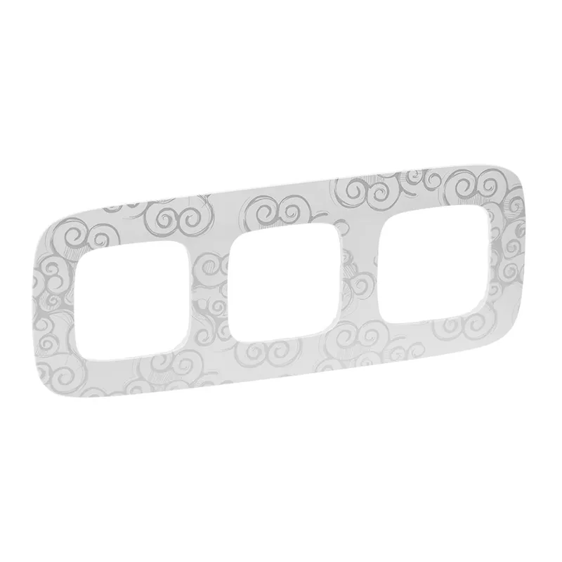 Legrand Rahmen 754343 V.ALL 3-FACH CHROMESTYLE