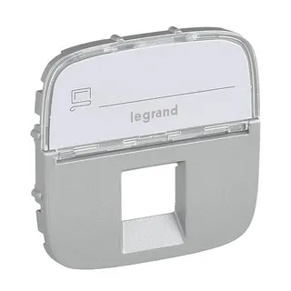 Legrand Abdeckung 755477 V.ALL RJ11/RJ45 BF 1F AL