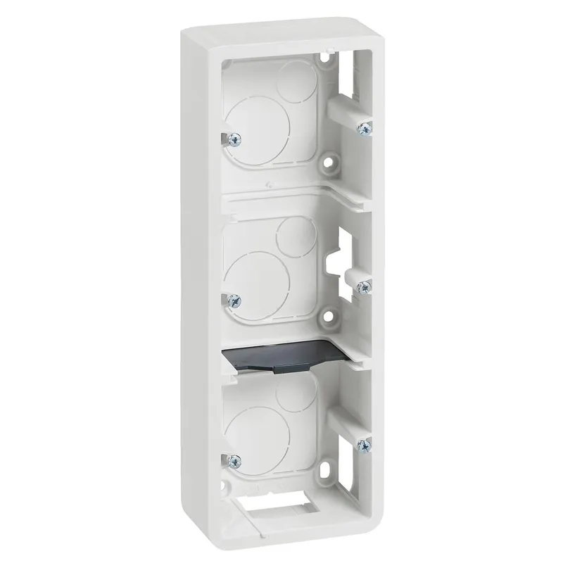 Legrand AP-Gehäuse 080283 MSC 3x2mod vert. ws