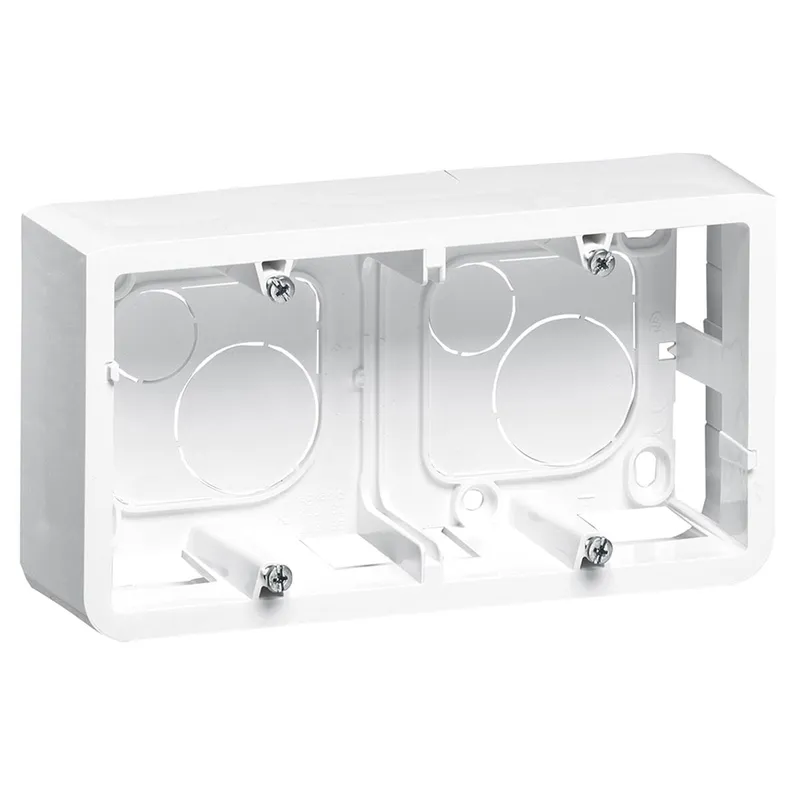 Legrand AP-Gehäuse 080285 MSC 2x2mod horiz. ws