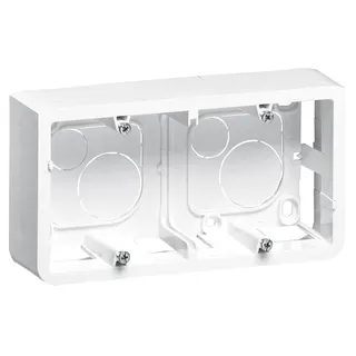 Legrand AP-Gehäuse 080285 MSC 2x2mod horiz. ws