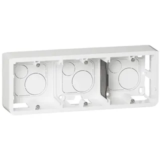 Legrand AP-Gehäuse 080286 MSC 3x2mod horiz. ws