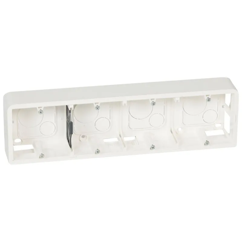Legrand AP-Gehäuse 080284 MSC 4x2mod horiz. ws