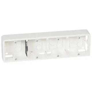 Legrand AP-Gehäuse 080284 MSC 4x2mod horiz. ws