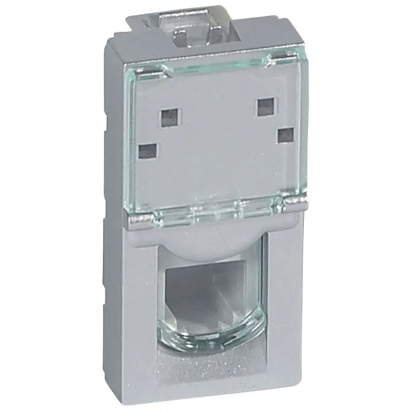 Legrand Telefonsteckdose 079231 MSC 1f. RJ11 2mod alu