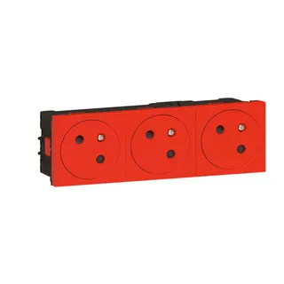 Legrand Steckdose 278173L Mosaic Link 3x 45° F/B rt