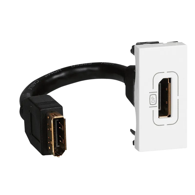 Legrand Anschlusseinheit Mosaic HD 15 1-mod Kabel 15cm ultraws