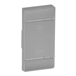 Legrand Wippe VLIFE 1modulig Re ON-OFF aluminium
