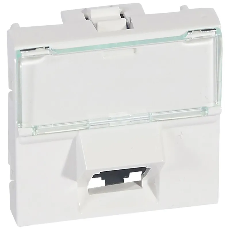 Legrand Datenanschlussdosen 076503 MSC 1xRJ45 KAT6 UTP 45° 2M WS