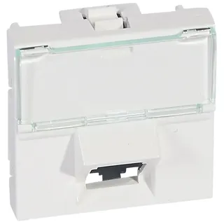Legrand Datenanschlussdosen 076503 MSC 1xRJ45 KAT6 UTP 45° 2M WS