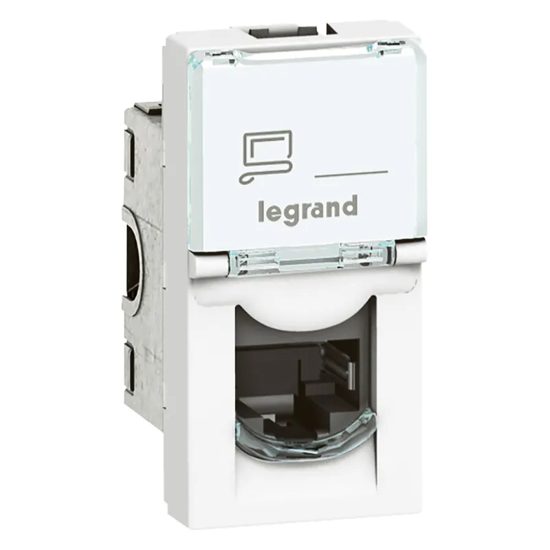 Legrand Datenanschlussdosen 076561 MSC Cat6 UTP 1mod ws