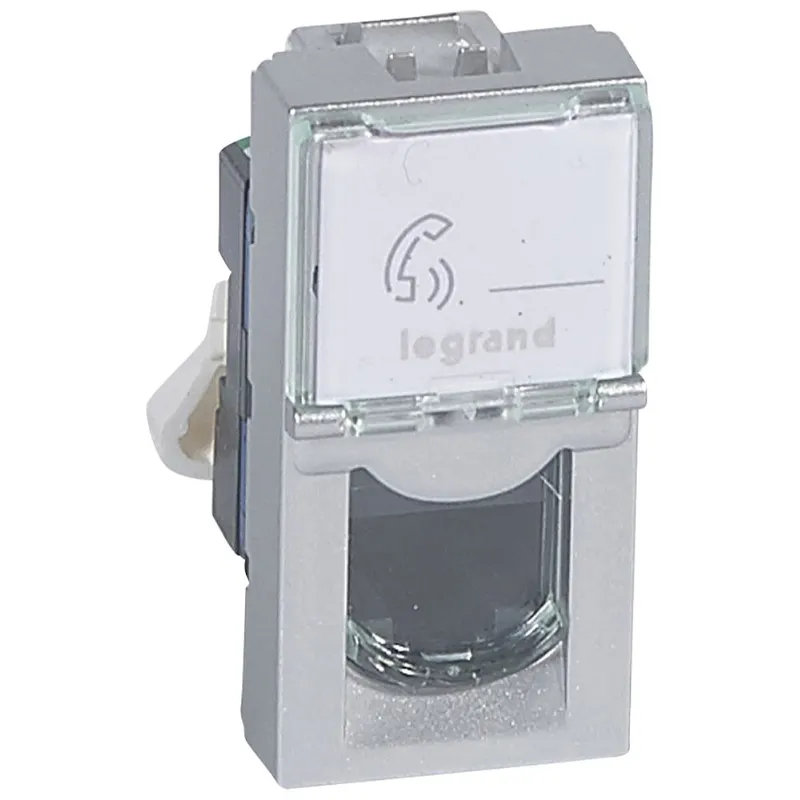 Legrand Datenanschlussdosen 079461 MSC Cat6 UTP 1mod alu