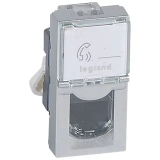Legrand Datenanschlussdosen 079461 MSC Cat6 UTP 1mod alu