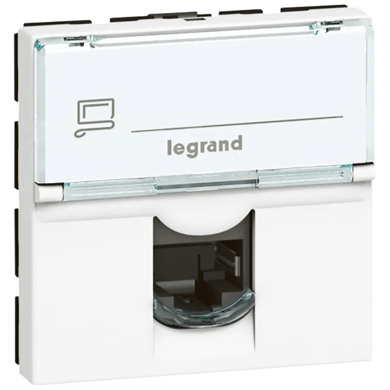 Legrand Datenanschlussdosen 076591 MSC C6 UTP 90° 2mod ws