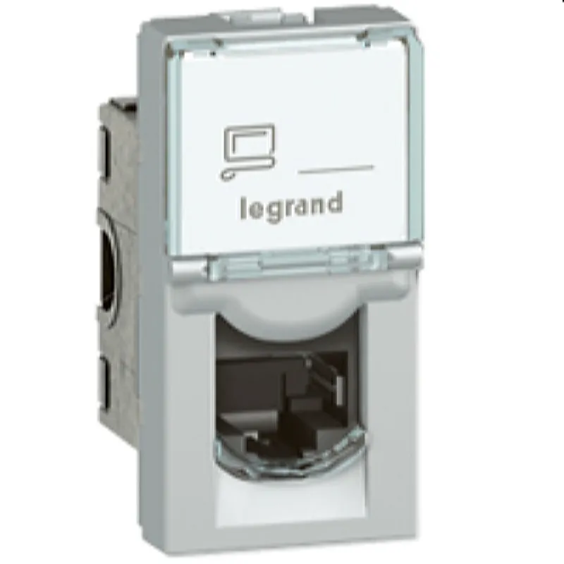 Legrand Datenanschlussdosen 079473 MSC Cat6A STP 1mod alu