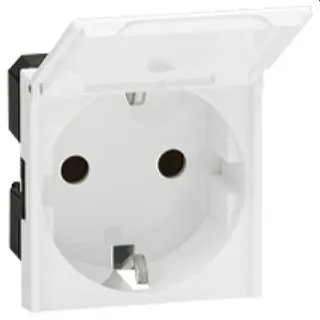 Legrand SCHUKO-Steckdose 077219 MSC KD SL 2mod ws