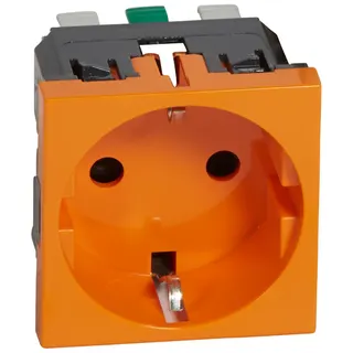 Legrand SCHUKO-Steckdose 077217 MSC SL 2mod orange