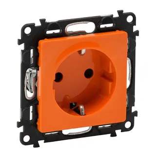 Legrand SCHUKO-Steckdose 753229 VLIFE SL KS orange