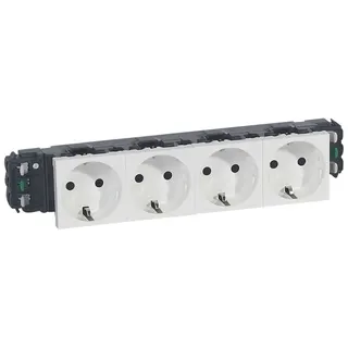 Legrand Steckdose 077404 MSC 4f DLP SL ws