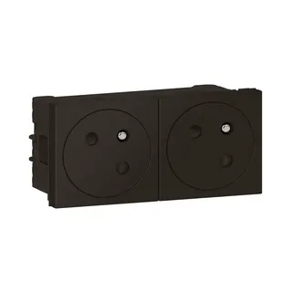Legrand Steckdose Mosaic Link 2x 45° F/B Std sw