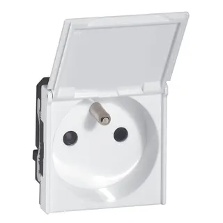 Legrand Steckdose 077119 MSC franz. KD SL 2mod ws