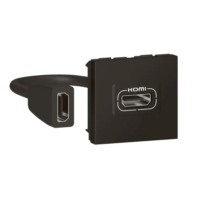 Legrand Einsatz Mosaic HDMI Typ A 2 mod ink.AK sw