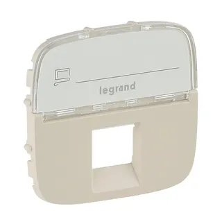 Legrand Abdeckung 755476 V.ALL RJ11/RJ45 BF 1F MW