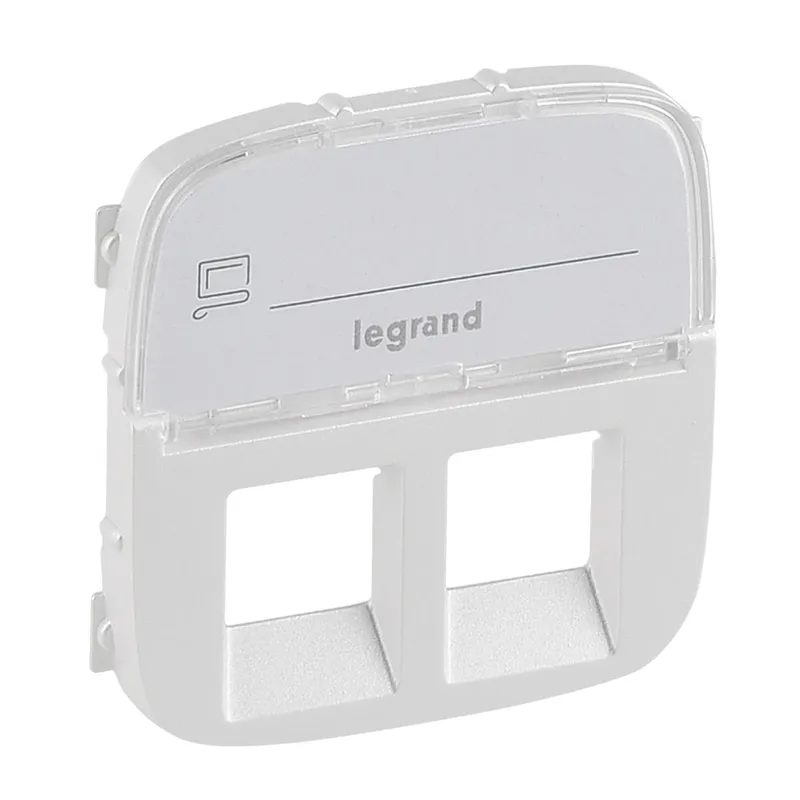 Legrand Abdeckung 755489 V.ALL RJ11/RJ45 BF 2F PM