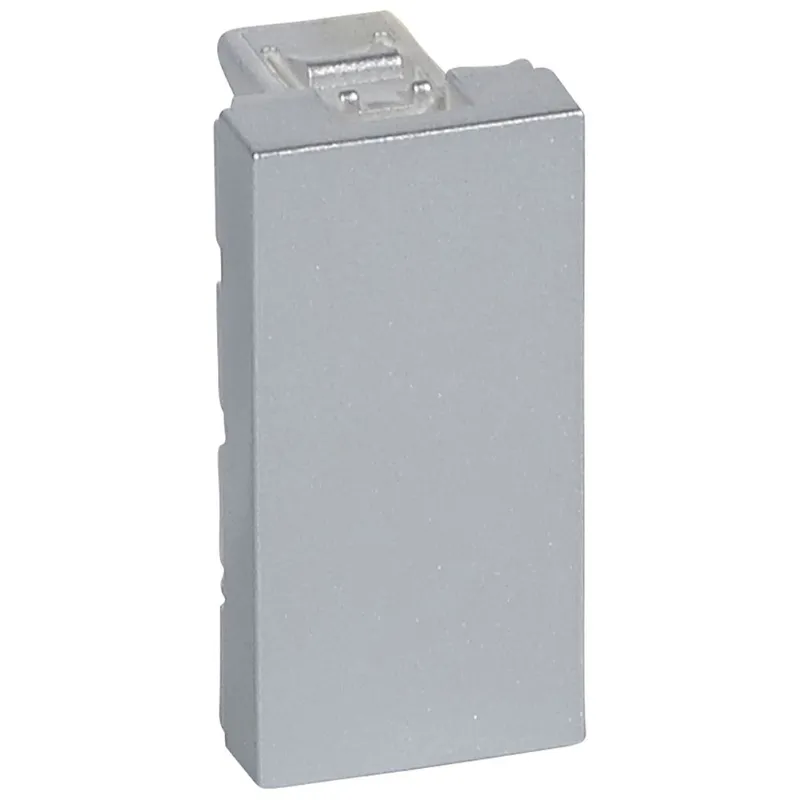 Legrand Blindabdeckung 079270 MSC 1modulig alu