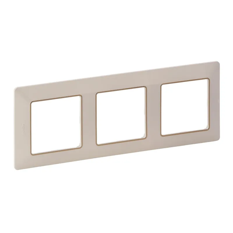 Legrand Rahmen 754063 VLIFE 3-FACH MW/GOLD