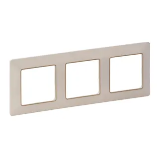 Legrand Rahmen 754063 VLIFE 3-FACH MW/GOLD