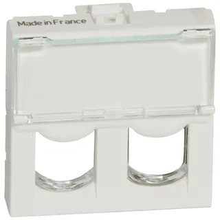Legrand Adapter 078603 MSC Systimax 2fach ws