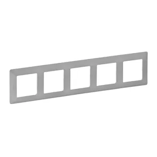 Legrand Rahmen 754135 VLIFE 5-FACH alu