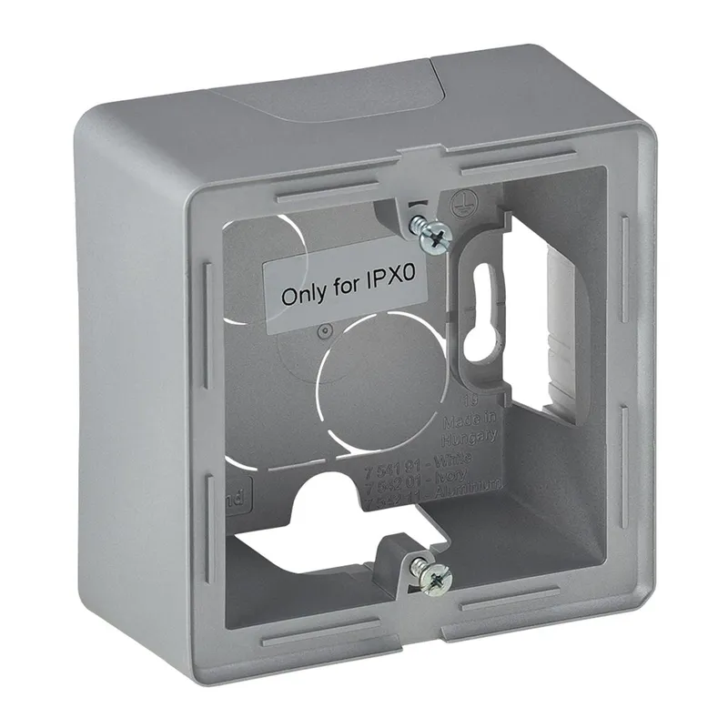 Legrand AP-Gehäuse 754211 VLIFE 1-FACH AL