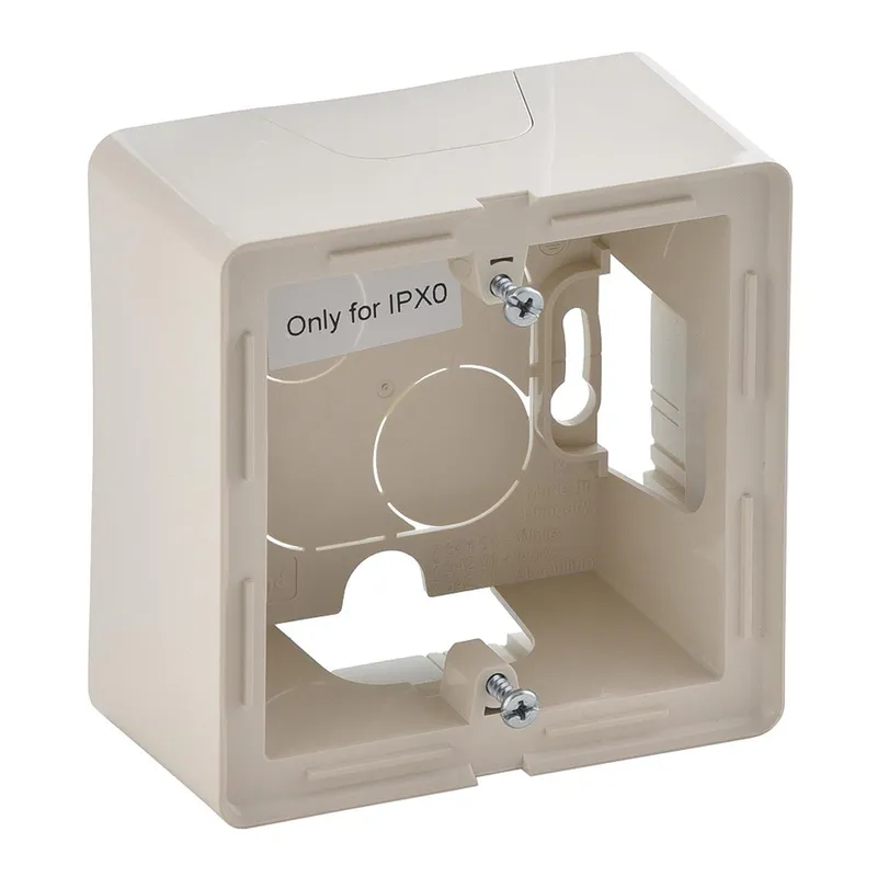 Legrand AP-Gehäuse 754201 VLIFE 1-FACH MW