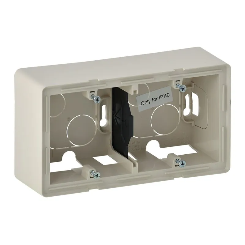 Legrand AP-Gehäuse 754202 VLIFE 2-FACH MW