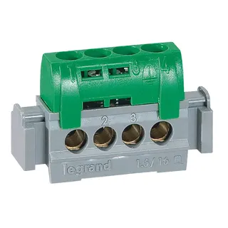 Legrand Klemmleiste 004830 LEXIC ERDUNGSKLEMMEN 1/4