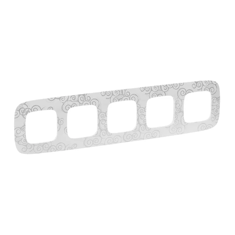 Legrand Rahmen 754345 V.ALL 5-FACH CHROMESTYLE