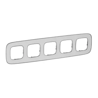 Legrand Rahmen 754425 V.ALL 5-FACH WHITE MIRR.