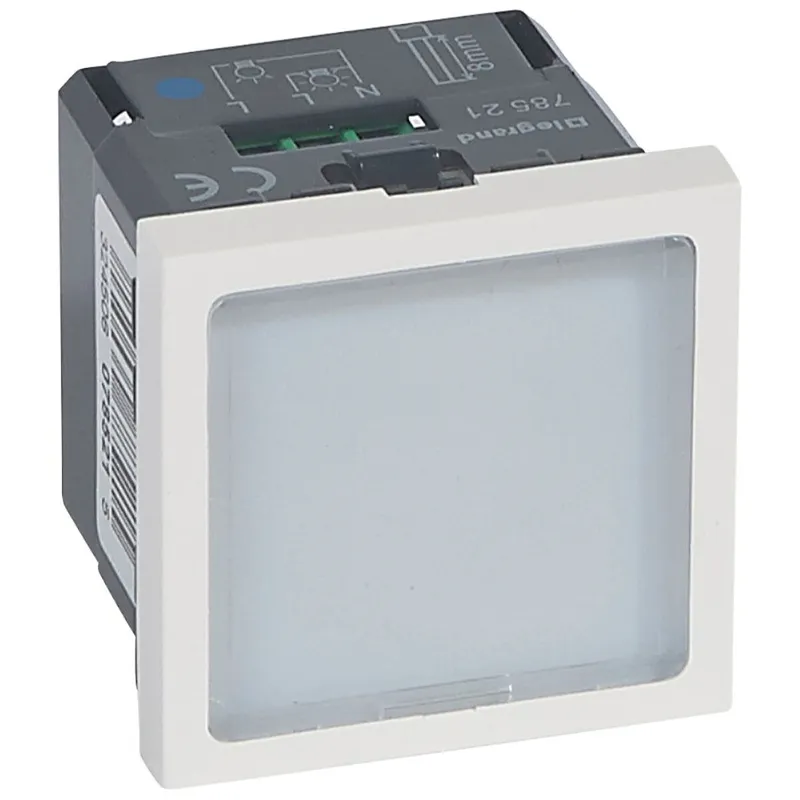 Legrand Signalleuchte 078521 MSC 230V bl 2mod ws