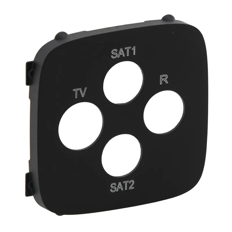 Legrand Abdeckung 754818 V.ALL TV-R-SAT SW