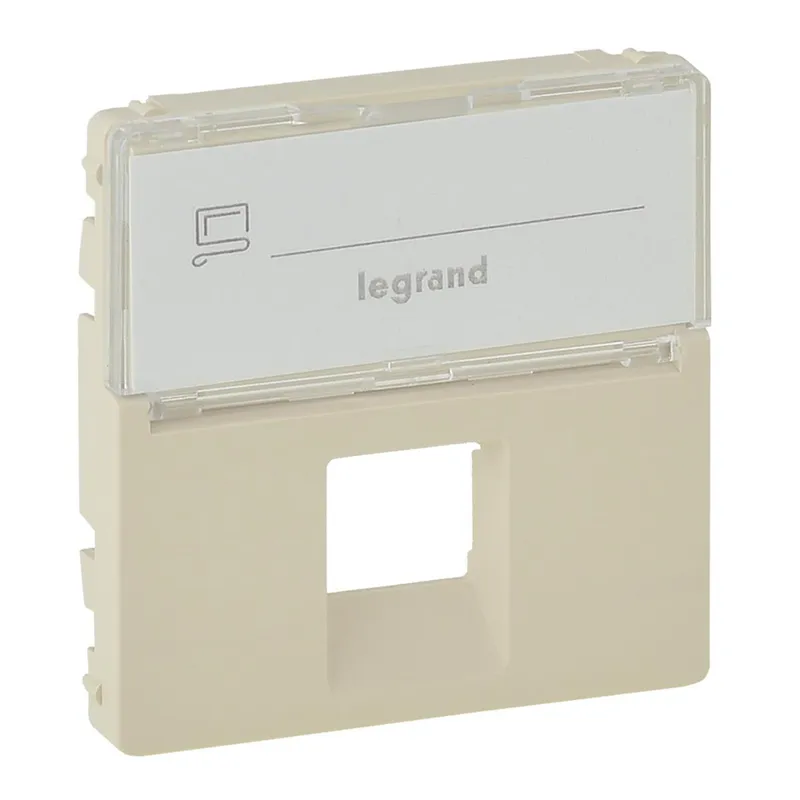 Legrand Abdeckung 755471 VLIFE RJ11/RJ45 BF 1F MW