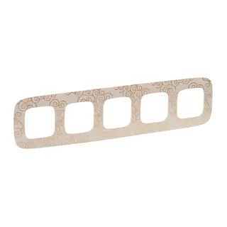 Legrand Rahmen 754355 V.ALL 5-FACH GOLDSTYLE