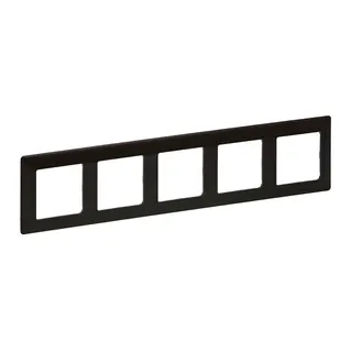 Legrand Rahmen 754175 VLIFE 5-FACH DARK WOOD