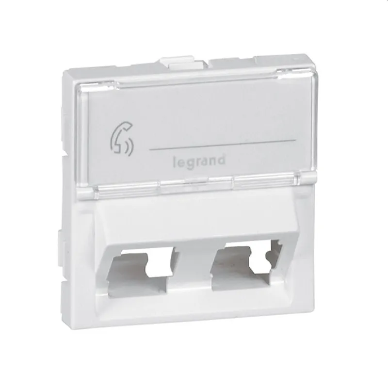 Legrand Adapter 078613 Mosaic KEYSTONE 45° 2-f.2-mod sw